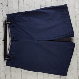 IZOD Seaside Poplin Shorts Mens  Blue Size 36 Sun faded Classics